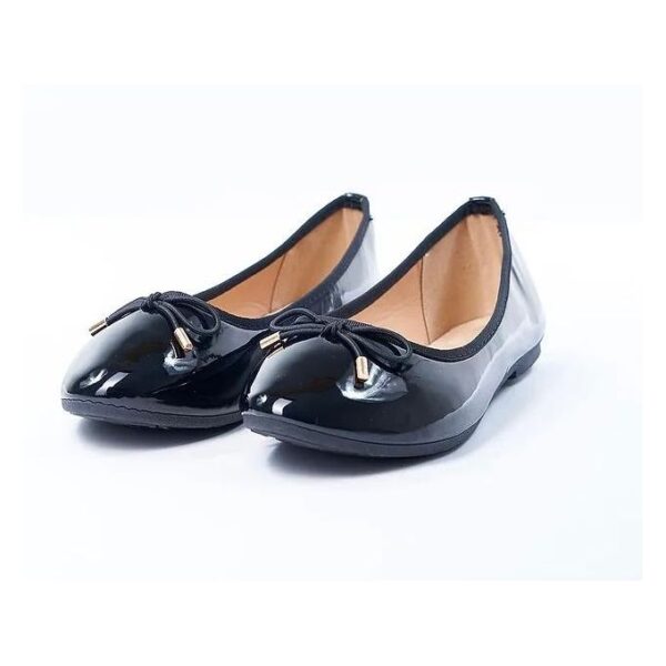 Ballerine à Nœud - Femme - Noir