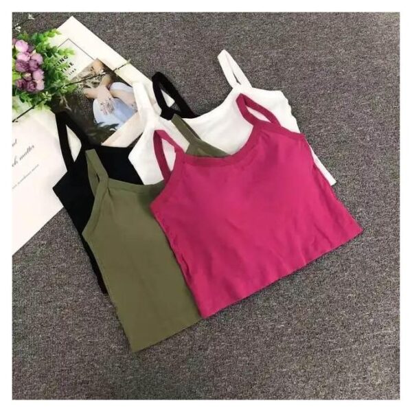 Lot de 4 Crops-Top dos ouvert - Femme