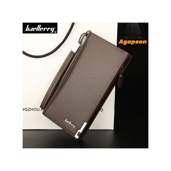 Grand Portefeuille A Zip - Marron