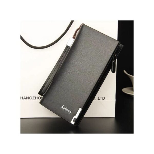 Grand Portefeuille A Zip - Noir