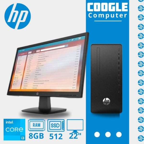 Hp PC Bureau Pro 290 G9 - I3-12100 - 8GB - 512ssd - 21.45" - Dos