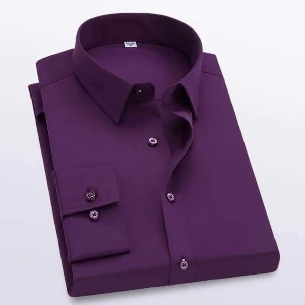 Chemise doux et léger 100% coton – Violet