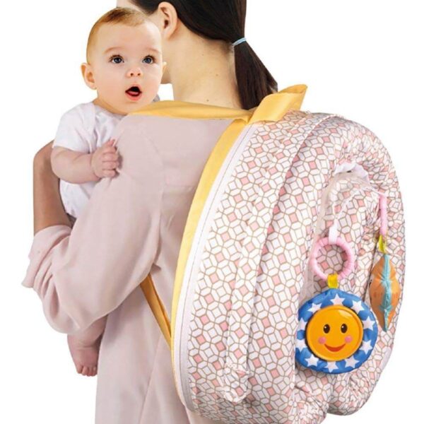 Berceau / Lit De Voyage Pour Bébé Pliable et Portable Marron/Beige – Image 3
