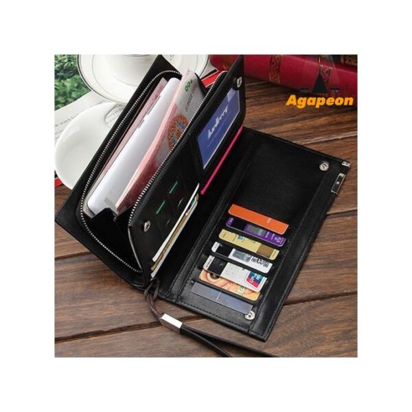 Grand Portefeuille A Zip - Noir – Image 2