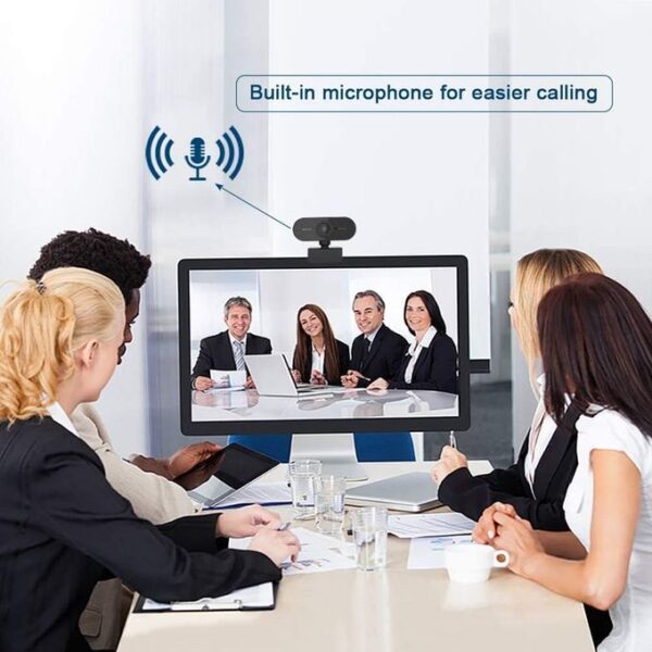 Mini Webcam Pour Ordinateur Avec Microphone - HD 1080p – Image 2