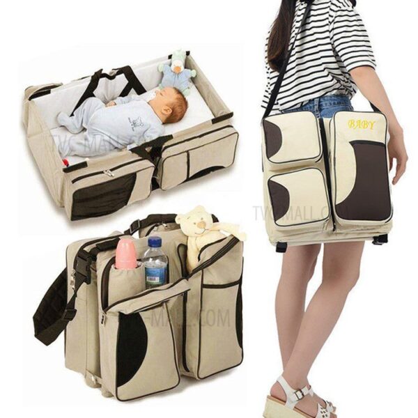 Sac à langer/ lit de voyage pour bébé (3 en 1)