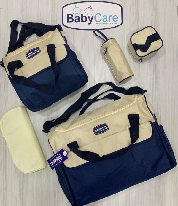 Sac à Langer Chicco 5 Pièces- Bleu – Image 2