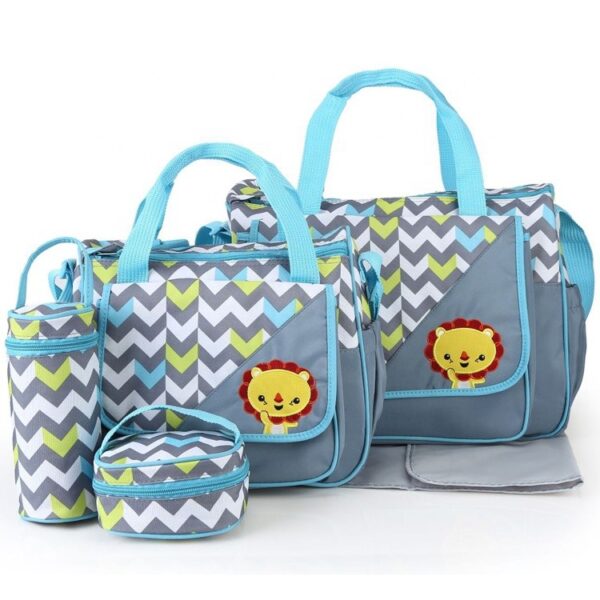 Sac multifonction pour maman, 5 pièces, nouveauté – Gris