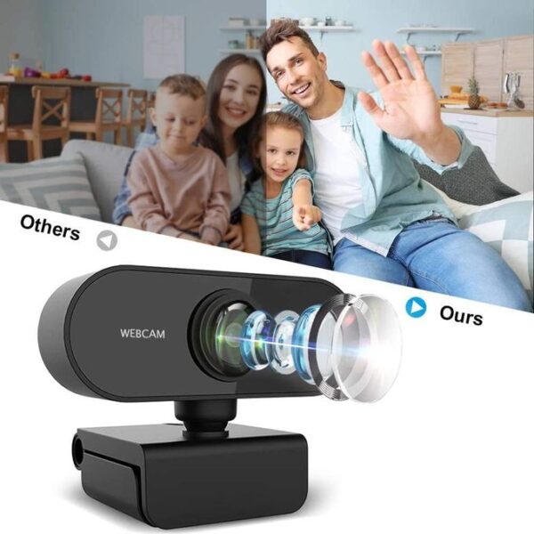 Mini Webcam Pour Ordinateur Avec Microphone - HD 1080p – Image 4