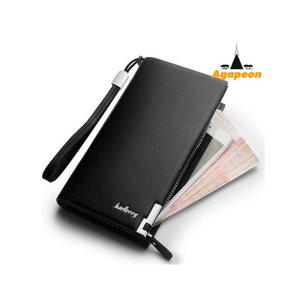 Grand Portefeuille A Zip - Noir – Image 4