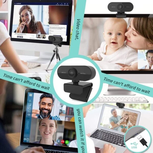 Mini Webcam Pour Ordinateur Avec Microphone - HD 1080p – Image 8