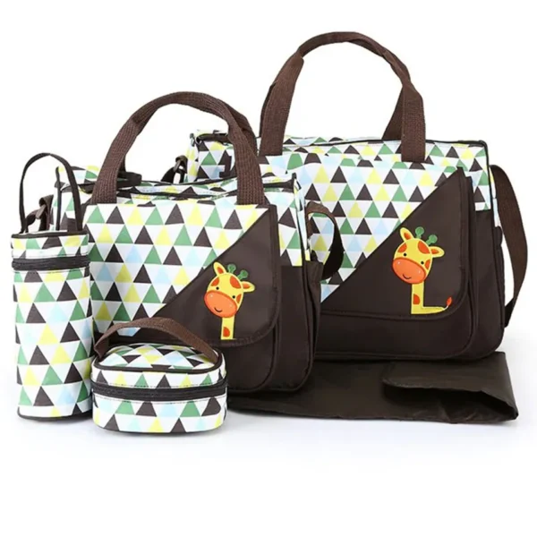 Sac multifonction pour maman, 5 pièces, nouveauté – Marron