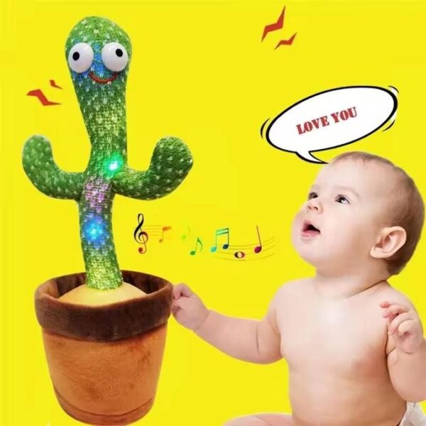 Charmante chanson musicale de cactus dansant - Rechargeable