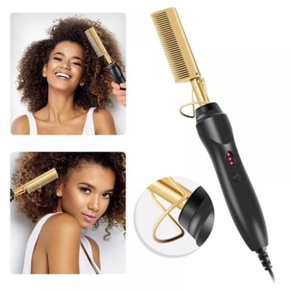 Peigne Electrique Lisseur De Cheveux 2 en 1 – Image 2