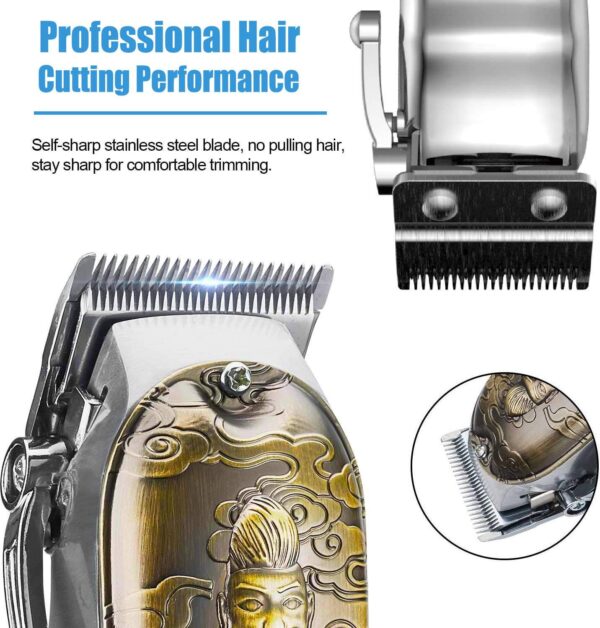 Tondeuse à cheveux professionnelle waer pour hommes, sans fil – Image 3