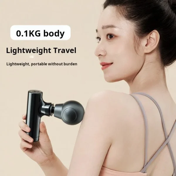 Mini pistolet de massage rechargeable pour thérapie musculaire – Image 2
