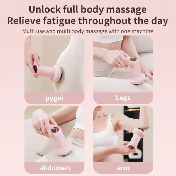 Machine à sculpter le corps sans fil Masseur électrique de la cellulite à main – Image 7