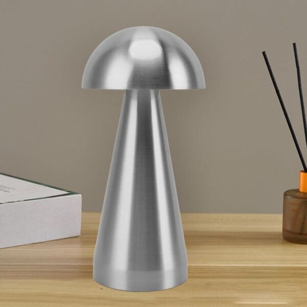 Lampe De Table Arrondi, Rechargeable Avec Lumière Douce – Image 4