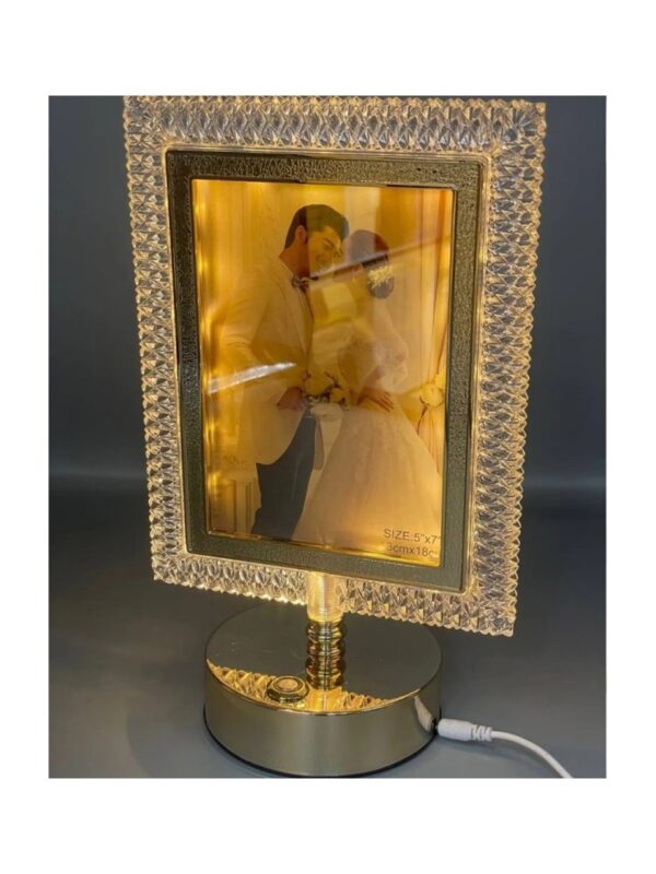 Cristal veilleuse décoratif avec cadre Photo - 13x18 cm – Image 3