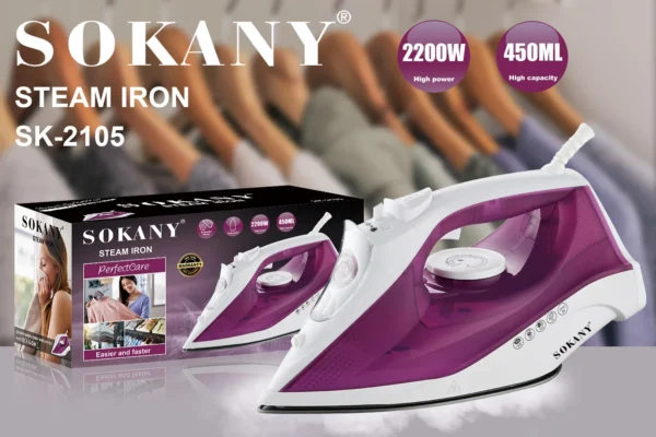 Fer à repasser Sokany - SK-2105 - 2200 watts – Image 3