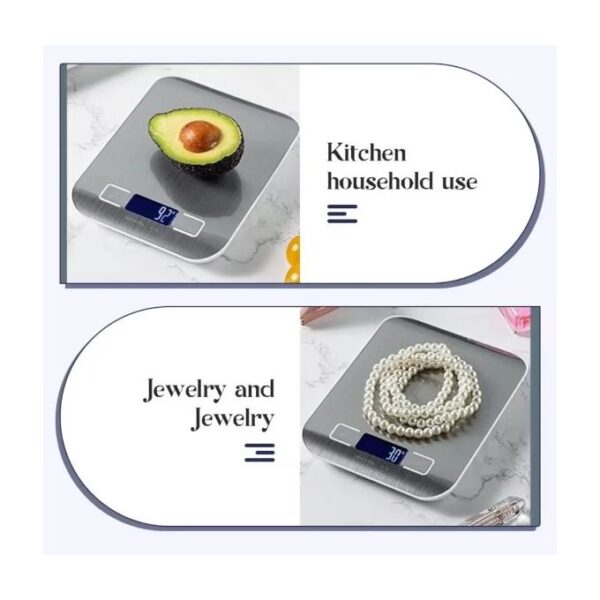 Balance De Cuisine De Haute Précision [1g/10kg] – Image 3