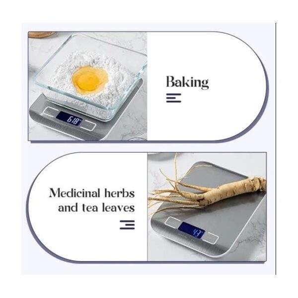 Balance De Cuisine De Haute Précision [1g/10kg] – Image 2