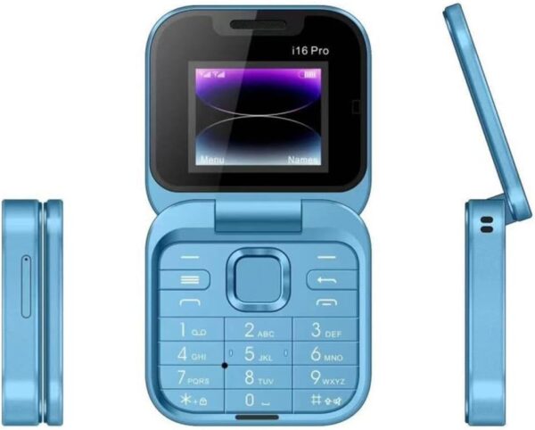 Téléphone portable à rabat i16 Pro - double SIM - 2G – Image 2