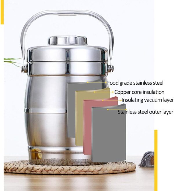 Boîte A Déjeuner Thermique En Acier Inoxydable - 2L – Image 7