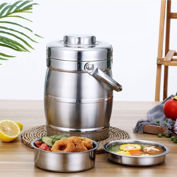 Boîte A Déjeuner Thermique En Acier Inoxydable - 2L – Image 3