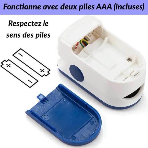 Oxymètre de pouls électronique avec Moniteur de fréquence cardiaque – Image 6