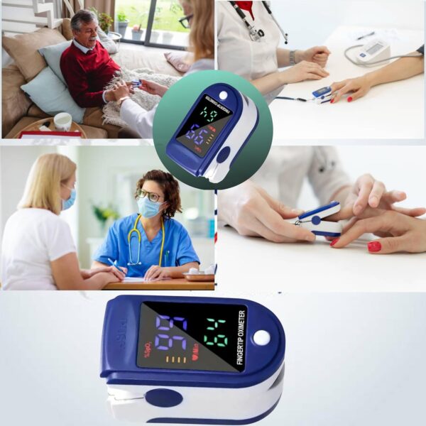 Oxymètre de pouls électronique avec Moniteur de fréquence cardiaque – Image 7