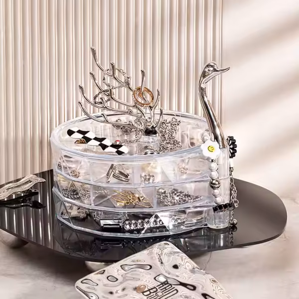 Boîte à bijoux en forme de cygne – Image 4
