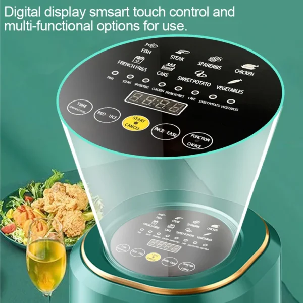 Friteuse Silver Crest à air intelligente avec écran tactile intuitif - 7,5L – Image 3
