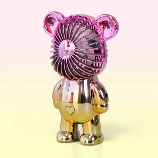Mini Ventilateur En Forme D'Ours Multicoloré – Image 4