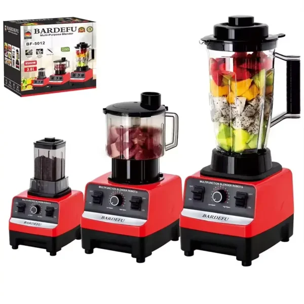 Mixeur robot multifonction 6 en 1 , presse-agrumes - 3L - 9500W