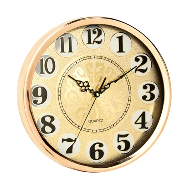 Horloge Murale Ronde En Plastique