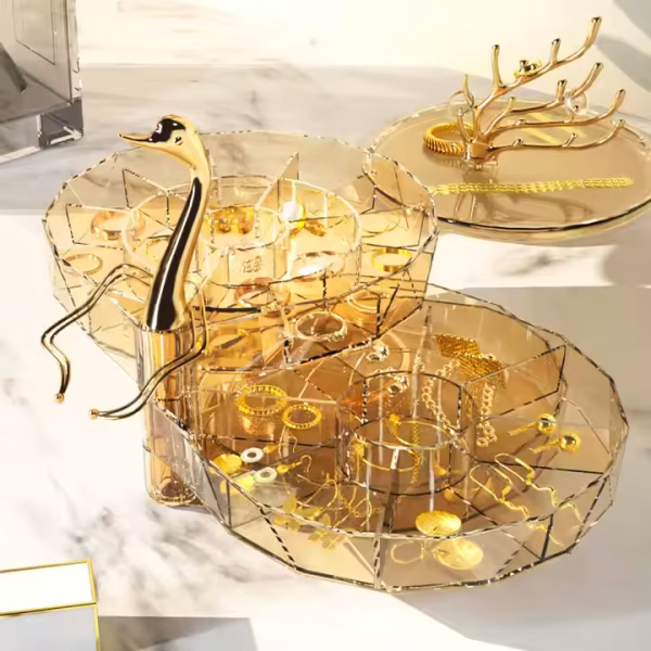 Boîte à bijoux en forme de cygne – Image 3
