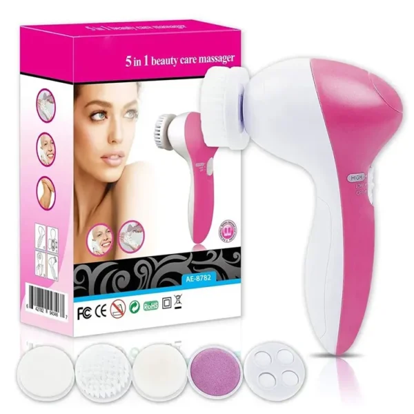 Brosse électrique multifonction 5 en 1 pour le nettoyage du visage