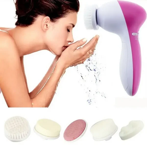 Brosse électrique multifonction 5 en 1 pour le nettoyage du visage – Image 6