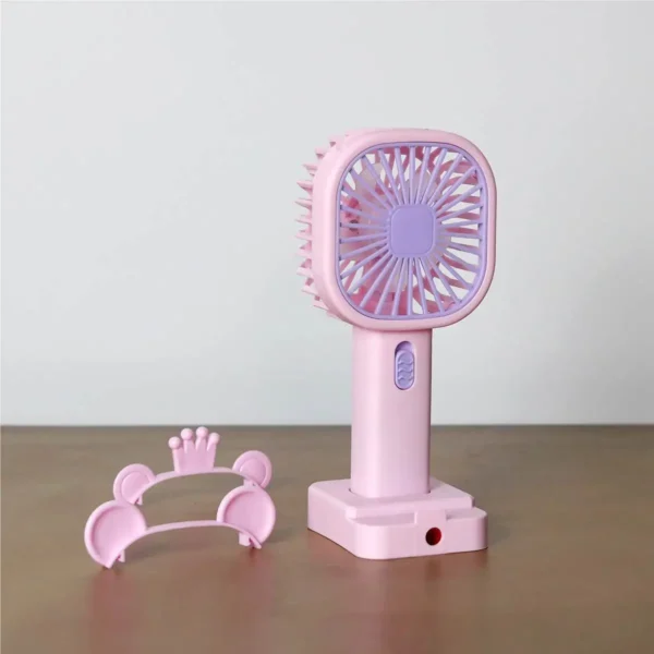 Ventilateur portatif de charge USB pour étudiants et enfants avec conception de canif – Image 2