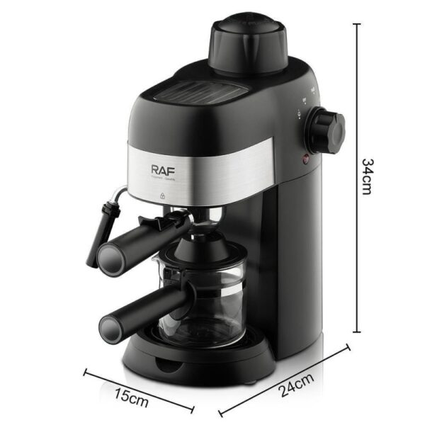 Machine à café  RAF expresso italienne avec mousseur à lait – Image 5